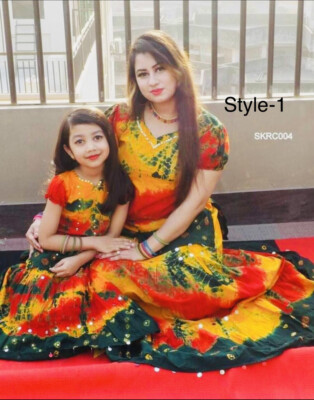 Skirt With Tops For Girls Pure Cotton Batic Print Nice and Soft.
