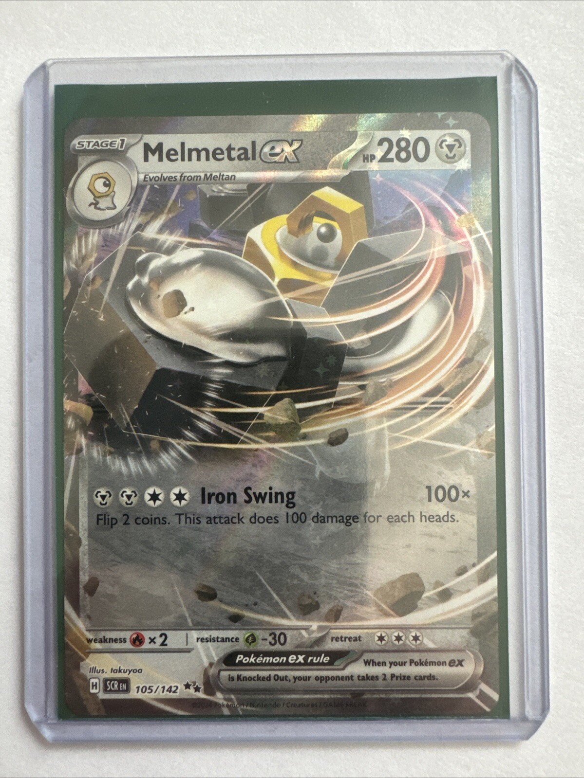 Melmetal Ex 105/142 - Stellar Crown - Pokemon TCG - NM