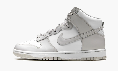 grey nike dunks high