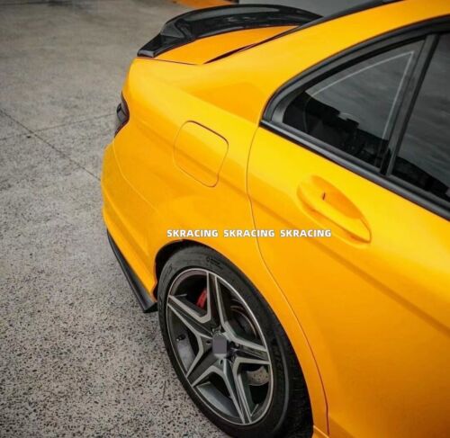 Rear Bumper Carbon Fiber Spoiler Splitters For 2008-2011 BENZ W204 C350 C300 C63 - Imagen 13 de 21