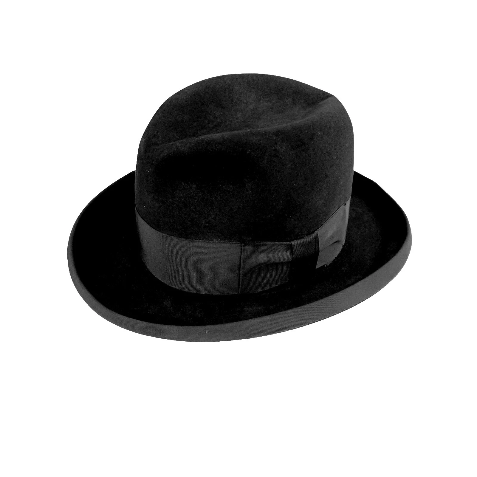 Sombreros vintage de tamaño 7 Negro para Hombres