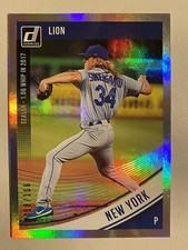 2018 Donruss Noah Syndergaard /106 Season Stat Line Lion Variation Dodgers🔥🔥🔥