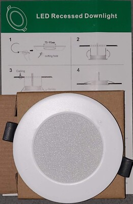 CAR WORK BOX Spot LED f. D: 75-95mm, flach,  6W 600lumen, 3000k/4000K/6000K 230V