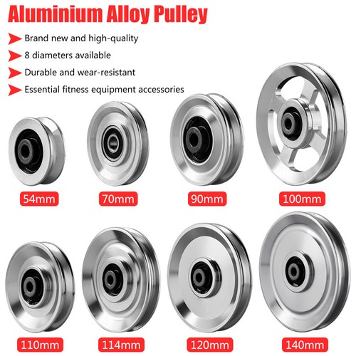 Universal Aluminum Diameter Pulley Wheel Lift Heavy Load Fitness Gym Equipment - Picture 7 of 12