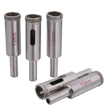 5Pcs Diamond Hole Saw 13mm Core Drill Bit Set Drilling Holes in Stone Tile