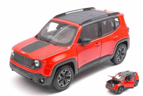 Burago Autotransporter Mit Jeep Renegade - 1/43 Modellauto Spielzeug