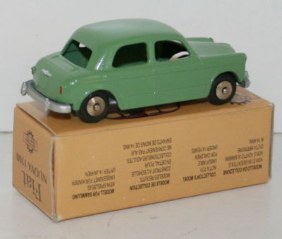 Miniature Fiat 1100 Miniauto 1/43 - Blanc Et Noir - Neuve