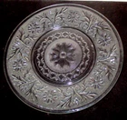 2 ANCHOR HOCKING CLEAR SANDWICH  DEPRESSION GLASS  9 " DINNER PLATES UNUSED