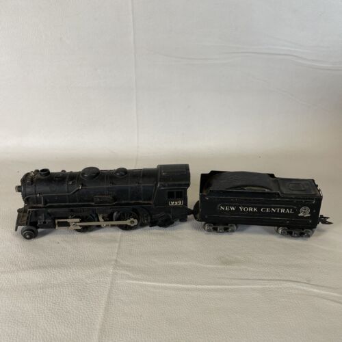 1940s Electric MARLINES MARX Tin New York Central Locomotive & Coal Car Untested