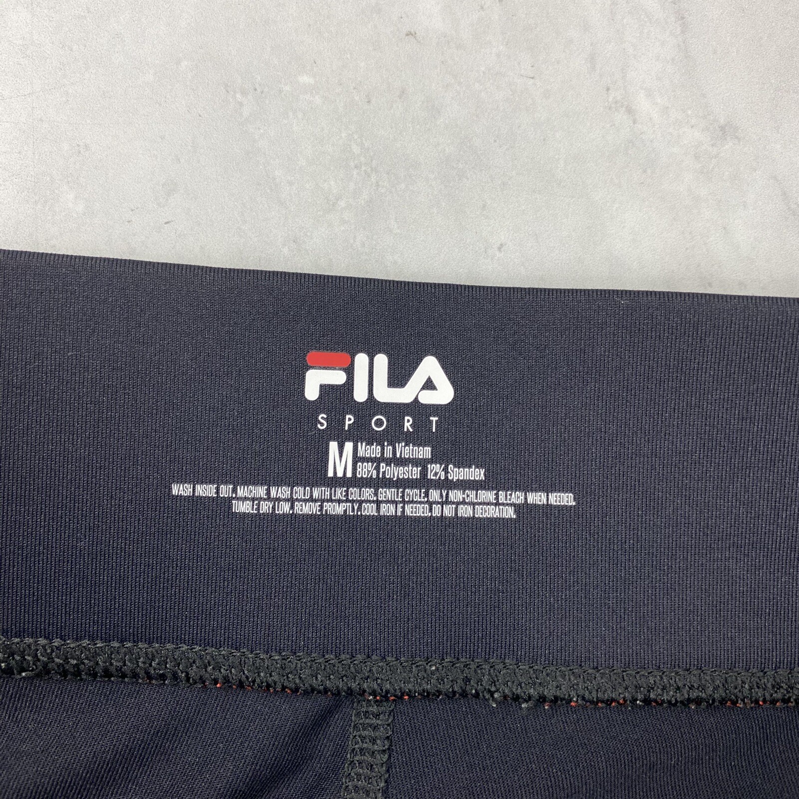 LOGO FILA SPORT Leggings colorati allenamento atletico sportivo Capri elasticizzati medi