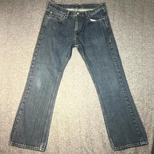 Levis 527 Jeans Mens 36x32 (Mes : 33x30) Blue Bootcut American Denim Workwear