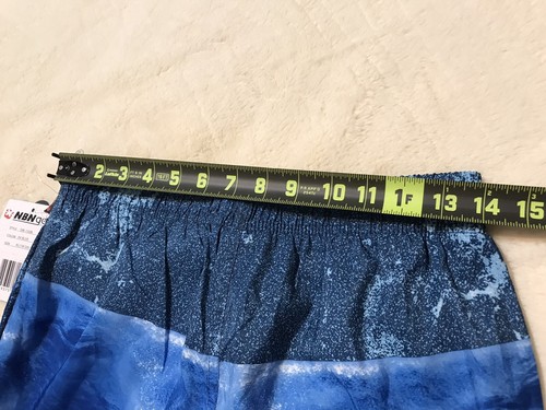 NBN Gear Swim Surf Trunks Board Shorts Boys Size XL 18/20 Blue NWT - Picture 4 of 6