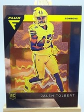 2022 Chronicles NFL Football JALEN TOLBERT #FX-15 Flux Chrome Rookie RC Cowboys