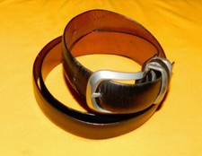 PIERRE CARDIN MADE IN U.S.A. BLACK GENUINE LEATHER BELT SIZE 38/95cm..