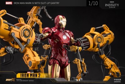 1918: ZD Toys 1/10 Suit-up Gantry with Iron Man MK4 Action Figure