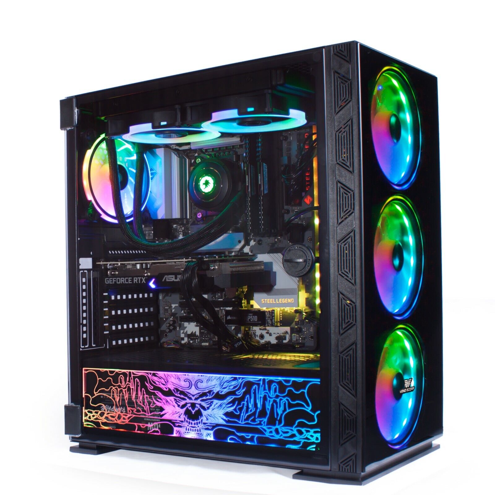 RTX 3070 8GB GAMING PC - Ryzen 7-3800X 4.5GHz AMD Octa Core , SSD,1TB,  NEONZILA