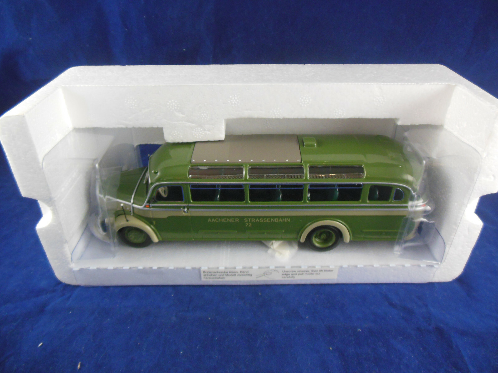 Scarce Minichamps 439 360007 Mercedes benz 0 3500 Aachener Strassenbahn
