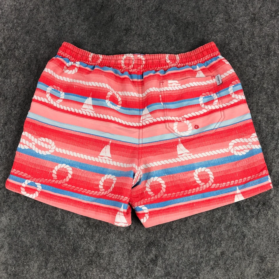 Chubbies мужской плавки Med оранжевый синий парусный принт шнурка сундуков - Изображение 2 из 4