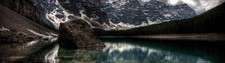 Landscape nature mountains lake moraine canada multiple Custom Gaming Mat Desk