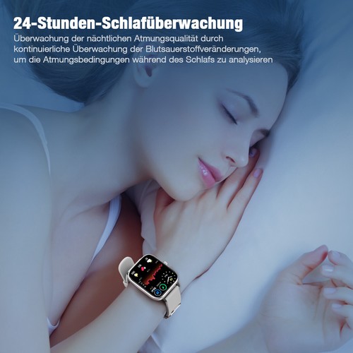 Bluetooth Smartwatch Fitnessuhr Armband Tracker Wasserdicht Sport Schrittzähler - Bild 6 von 17