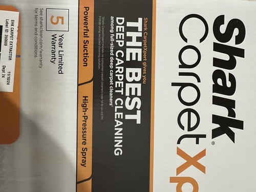 NEW Shark CARPET XPERT Upright Deep Carpet Cleaning Vacuum (EX120) - Picture 3 of 4