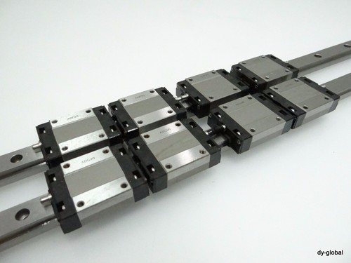 THK Used Miniature Linear Bearing 4RSR15VM+680L LM Guide 2Rail 8blocks CNC Route - Picture 3 of 10