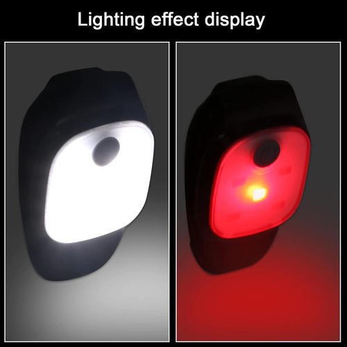 LED Clip Lampen 4Modi Lauflicht USB Wiederaufladbar Stirnlampe für Laufen Wander - Bild 6 von 12