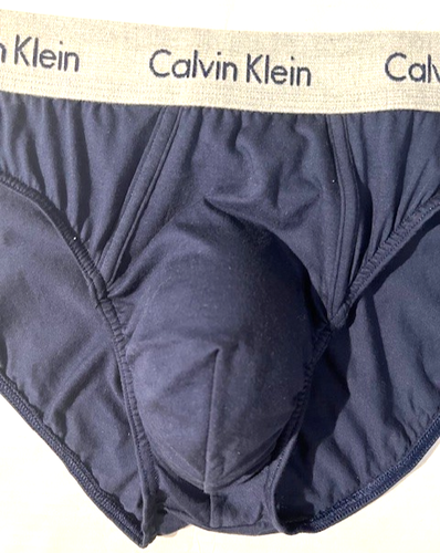 Raro slip intimo CALVIN KLEIN uomo 2006 blu navy Pima cotone fianchi taglia M #735 #U5804 - Foto 7 di 15