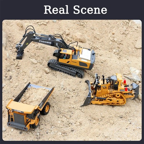 Remote Control Truck Crawler Engineering Vehicle Excavator Radio Control Toys Gi - Picture 4 of 16