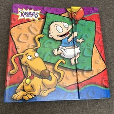 Vintage NICKELODEON Rugrats 3 Ring Binder  2 Folders VERY GOOD CONDITION 