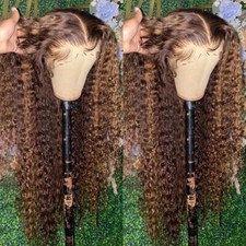 24Inch Highlight 13 4 Lace Frontal Human Wig