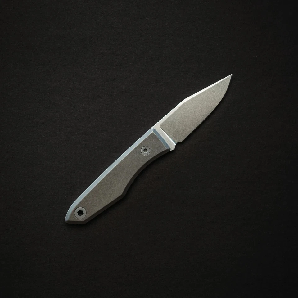 Big Idea Design Lookout Fixed Knife 2.5" Bohler M390 Steel Blade Titanium Handle - Image 2 of 4