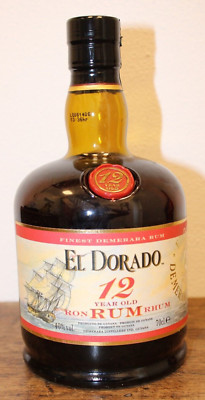 El Dorado 12 year old Rum 70cl. 40%