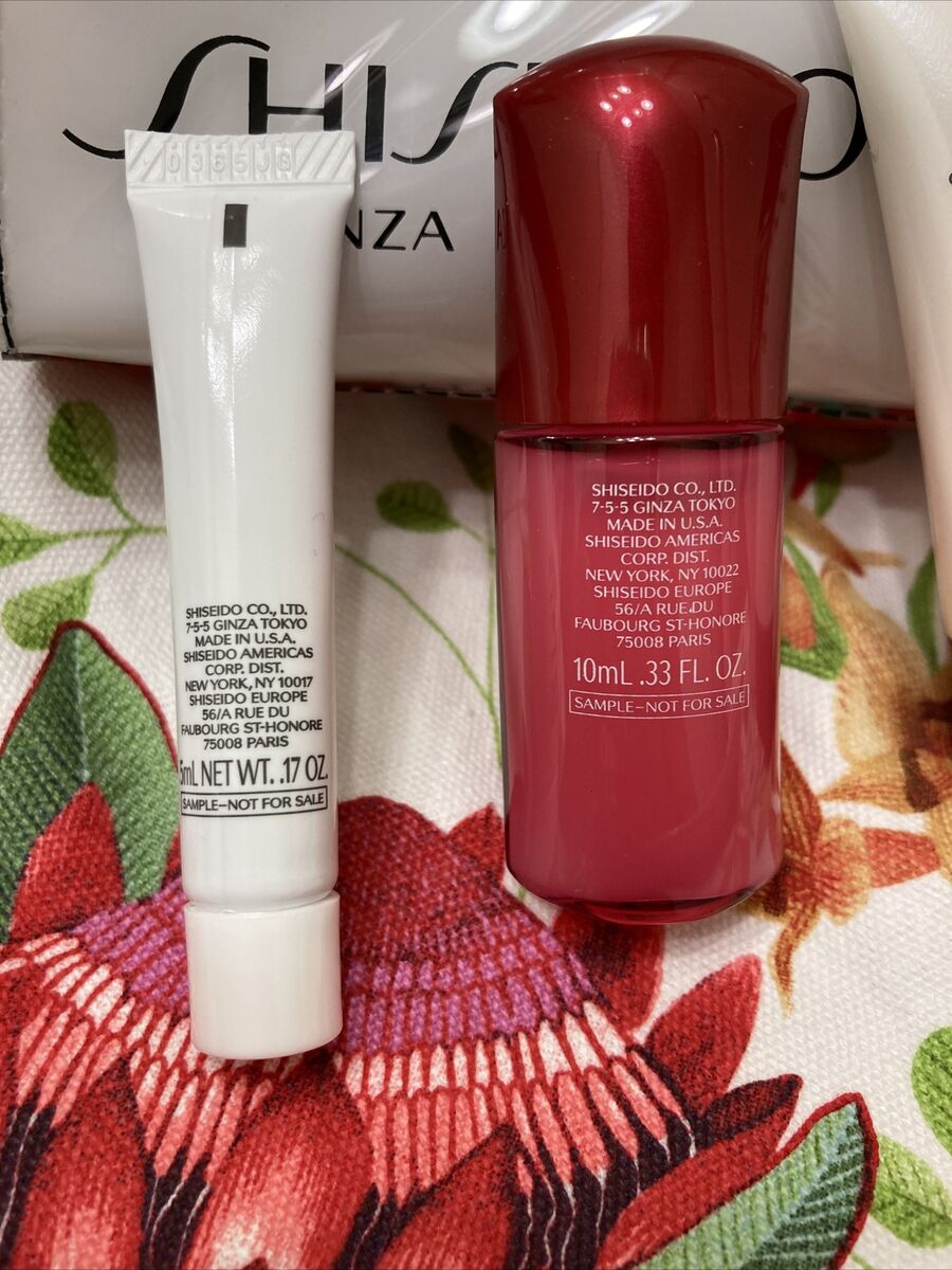 Shiseido 7 pc Moisture brighten Travel Gift Set (Bag Shiseido 7 pc Moisture brighten Travel Gift Set (Bag