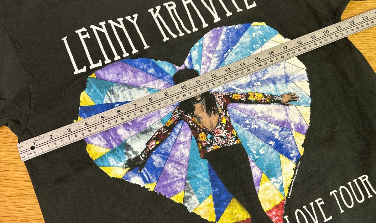 90'S Made Usa Vintage Giant Tag Lenny Kravitz Universal Love Tour