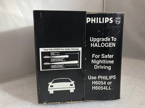 Phillips Rectangular Headlight, Low and High Beam, 12 Volts, pn 6052 - Picture 8 of 9