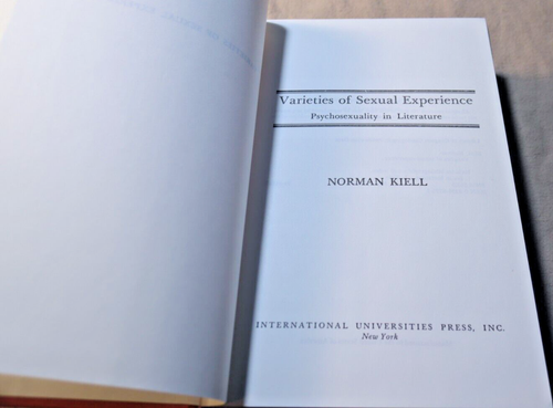 VARIANTEN SEXUELLER ERFAHRUNGEN Norman Kiell Erstausgabe 1976 - Bild 6 von 11