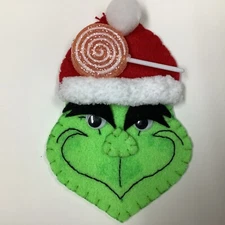 Grinch Christmas ornament gift tag hangers item # orange