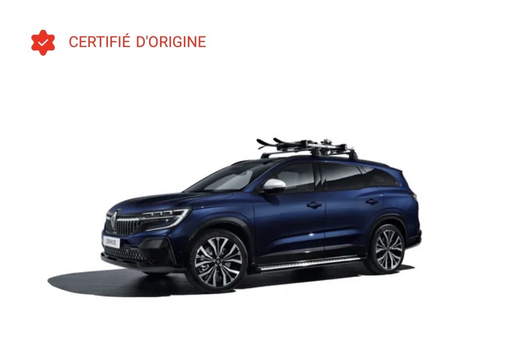 Porte-skis Renault pour éviter l'encombrement du coffre avec 6 paires sur barres de toit