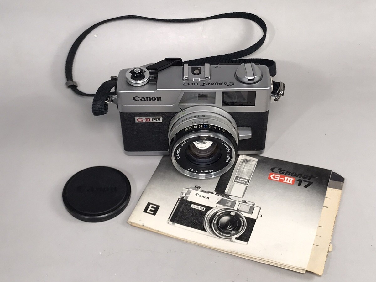 キャノン　Canon G-III QL17 フィルムカメラ 40mm Canon QL17 G-lll キャノン フィルムカメラ Cano キャノン