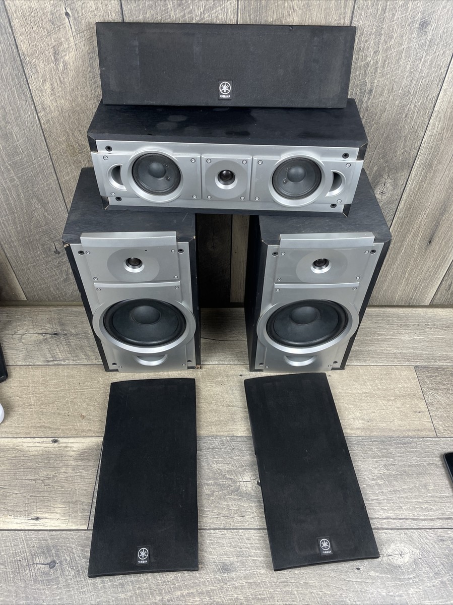 Pair Of Yamaha NS-AP5700 BLS Bookshelf Surround Speakers Set Plus