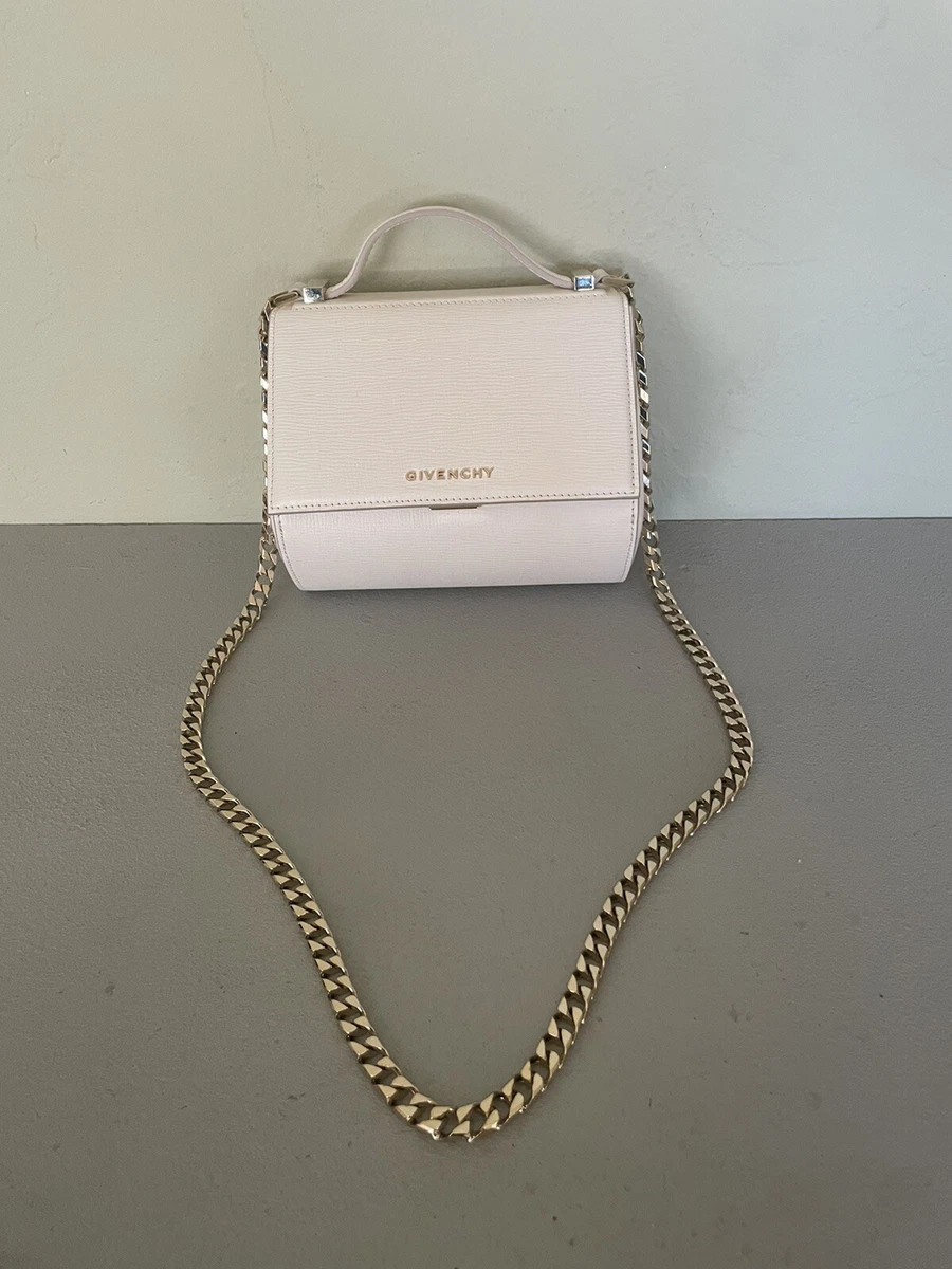 Mini Top Handle Box Bag Chain Strap