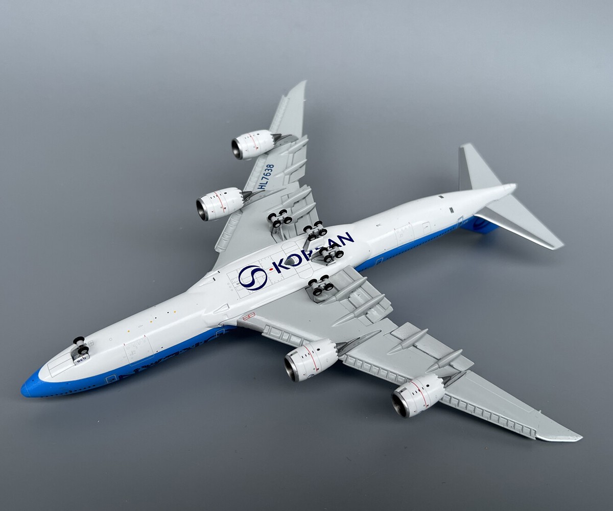 大韓航空 B747-8i 新塗装 HL7638 HX Models 1/400 HX Model 1:400 Korean Air Boeing B747-8 Diecast Aircraft