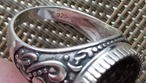 Alexander the Great Portrait Ancient Greek King Cassander Coin Solid Silver Ring - Picture 8 of 10