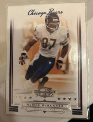 2006 Donruss Threads Retail Muhsin Muhammad #145 Chicago Bears