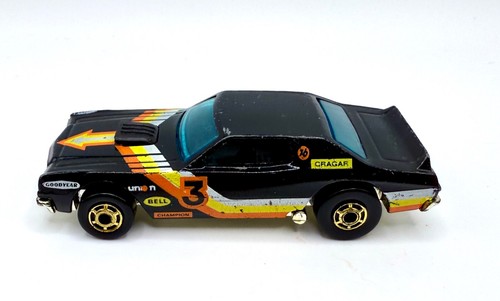 Near MINT Hot Wheels Black 1974 Ford Torino Stocker #3 Vintage BW - Picture 3 of 7