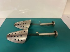 Two Vintage EKCO Adjustable Shoe Stretchers Retro Metal Man Cave Industrial Deco