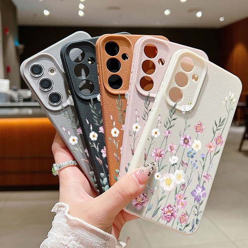 Phone Case For Samsung S25 Ultra S24 FE S23 S22 Plus A16 A56 Flowers Soft Cover - Picture 7 of 17