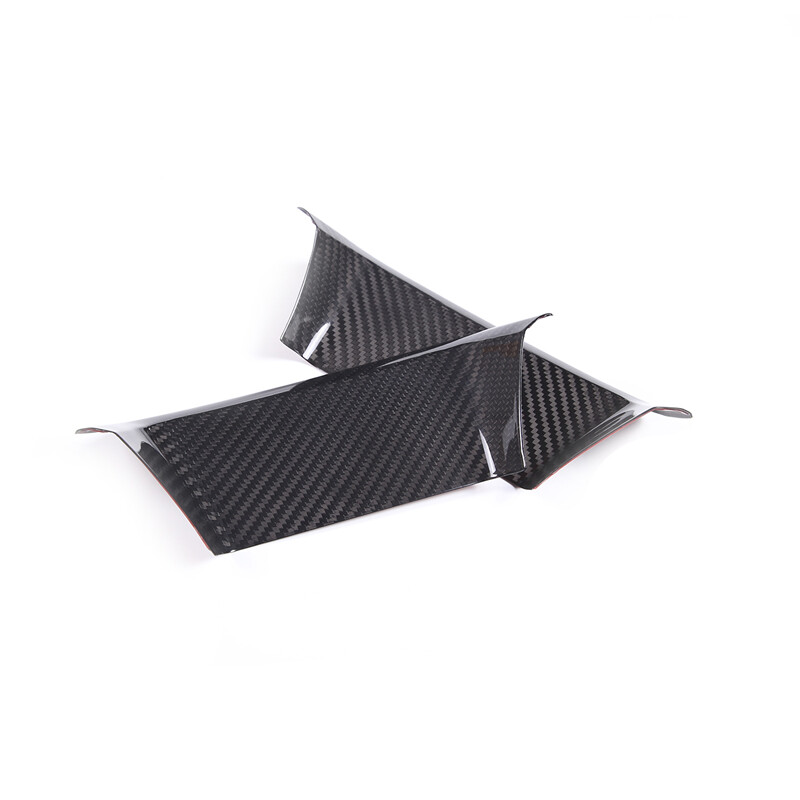2PCS Real Carbon Fiber Seat Headrest Trim Cover For Lamborghini URUS 2018-2023