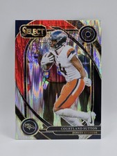 Courtland Sutton 2024 Select Club ⬛️🟥 Black & Red Shock Prizm #240